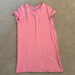 GAP bright pink t-shirt dress